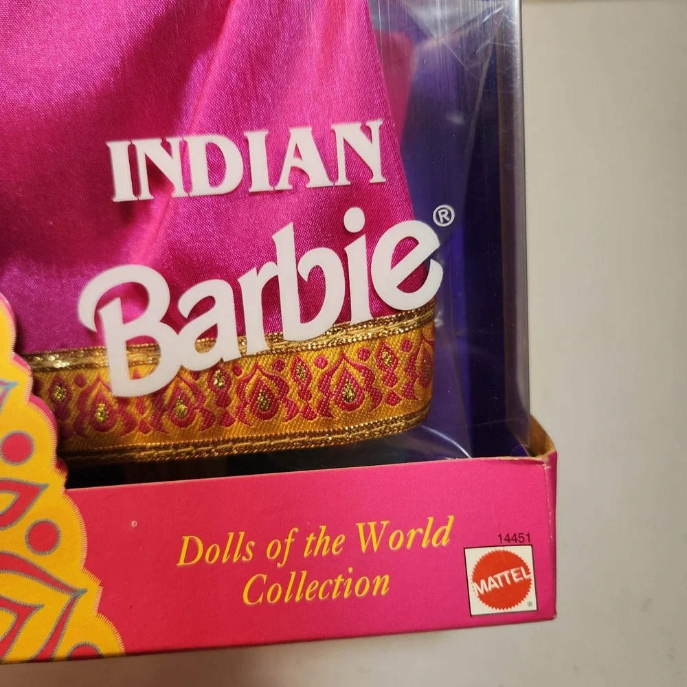 Mattel Indian Barbie Dolls of the World Collector Edition 1995 Pink Sari 14451